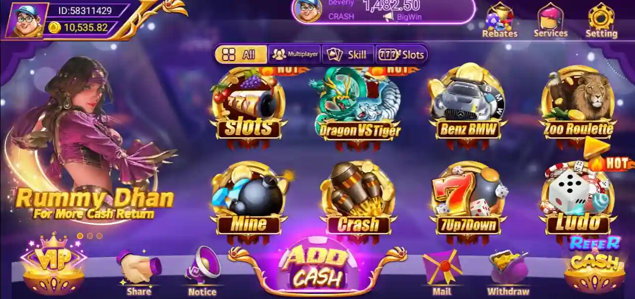 Rummy Dhan App All Games