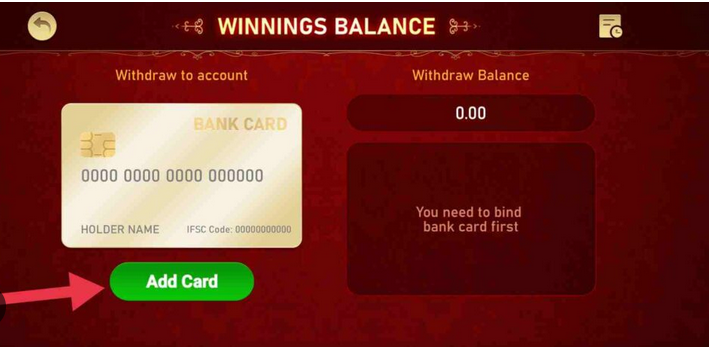 Withdrawal In Rummy Lala APK